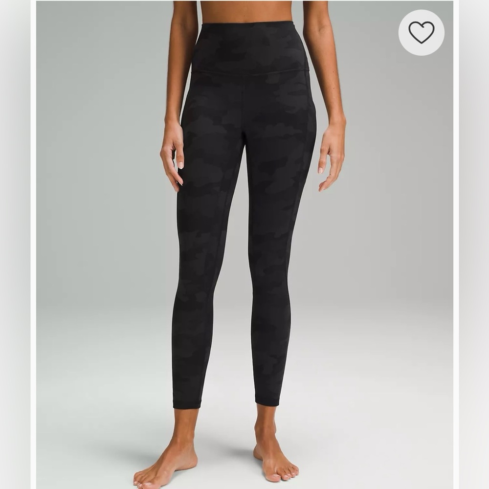 Lululemon high rise align 25” leggings with pockets and drawstring